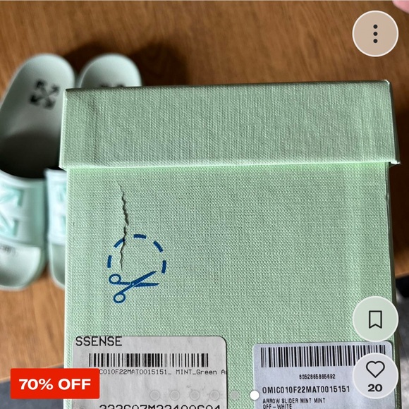 Off White Arrow Slides - Picture 6 of 6